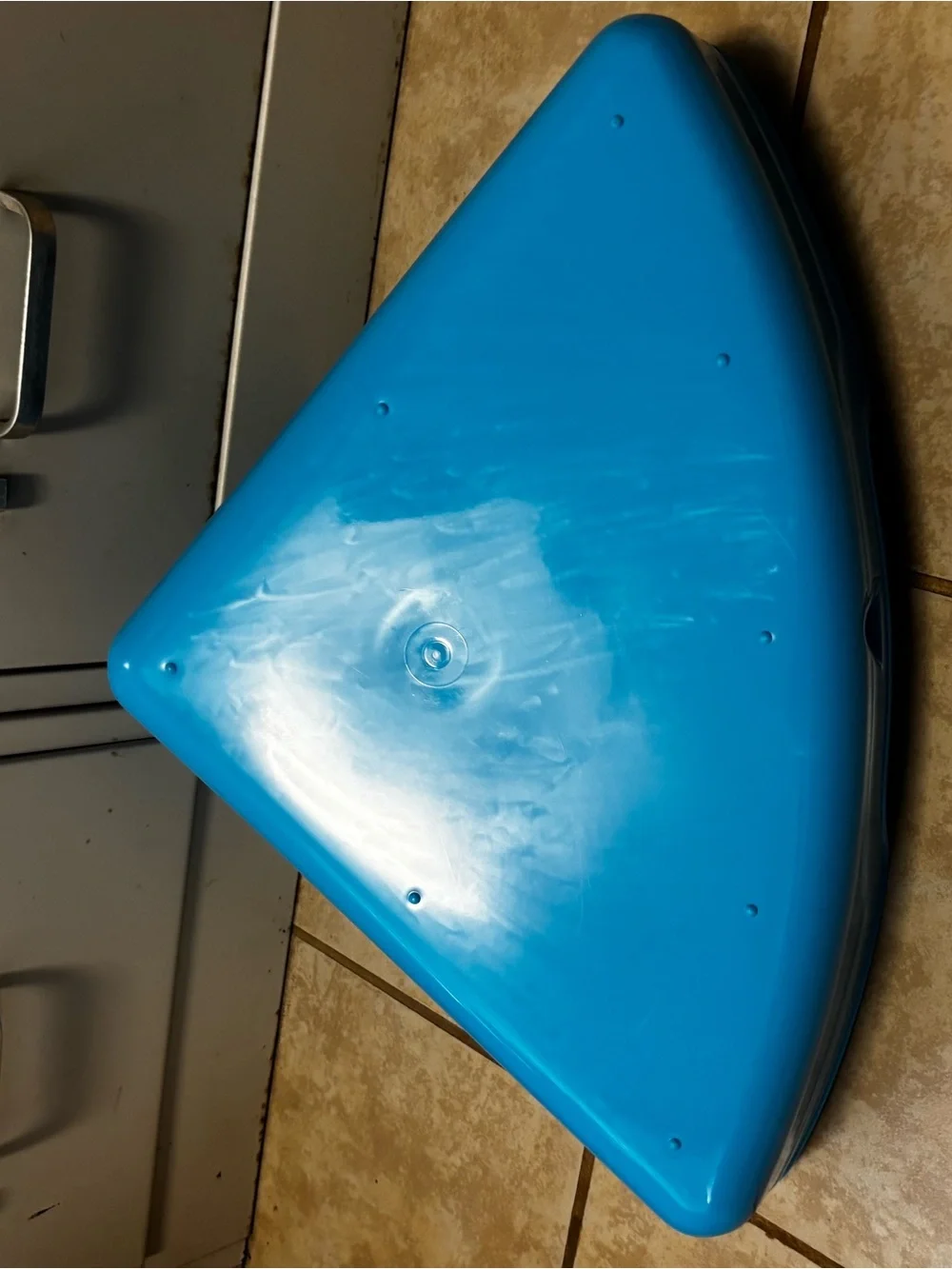 Kaytee Small Animal Large Light Blue Hi-Corner Litter Pan